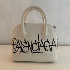 Balenciaga Ville top handle leather crossbody bag